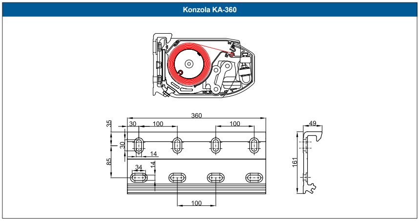 Konzola KA - 360