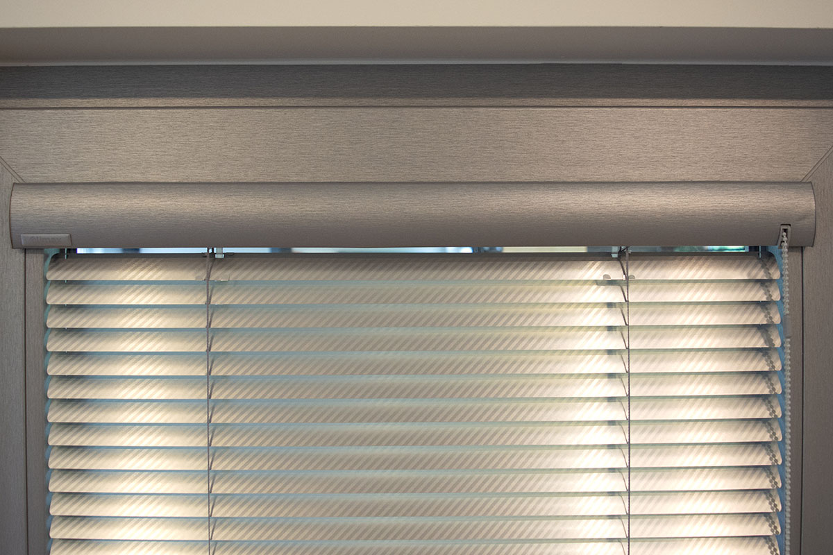 Detail rondo lišty vnitřních žaluzií CLIMAX